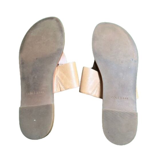 Cole Haan Womens Felix Grand Leather Tan Thong Sandal Size 10B - Picture 4 of 8